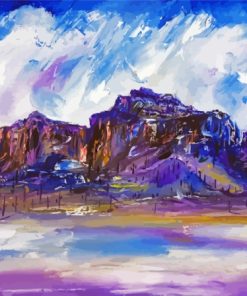 Degrazia Mountains Paint By Numbers