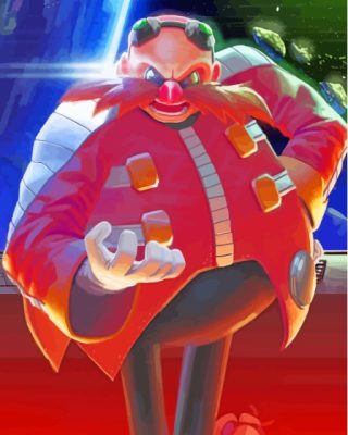 Doctor Eggman Paint By Numbers