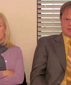 Dwight And Angela The Office Serie Paint By Numbers