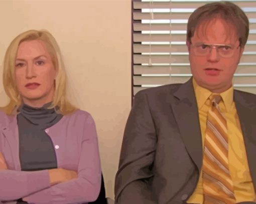 Dwight And Angela The Office Serie Paint By Numbers