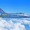 F100 Super Sabre Jet Paint By Numbers