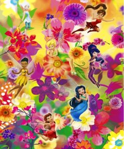 Fairies With Flowers Paint By Numbers