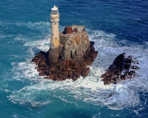 Fastnet Lighthouse Paint By Numbers