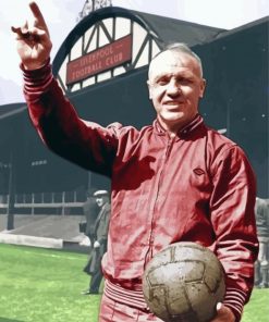 Footballer Bill Shankly Paint By Numbers