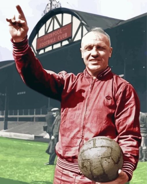 Footballer Bill Shankly Paint By Numbers