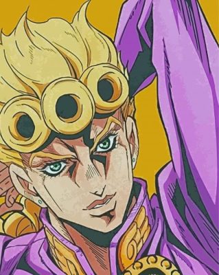 Giorno Giovanna Character Paint By Numbers