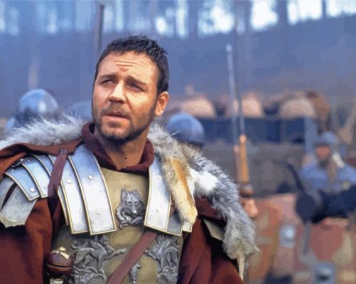 Gladiator Movie Russell Crowe Paint By Numbers