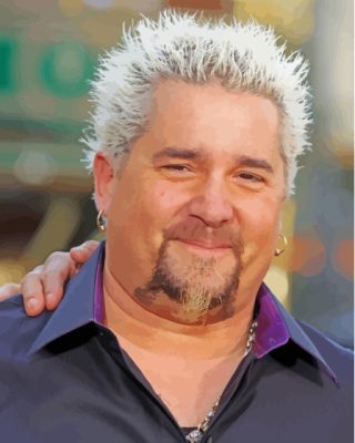 Guy Fieri Paint By Numbers