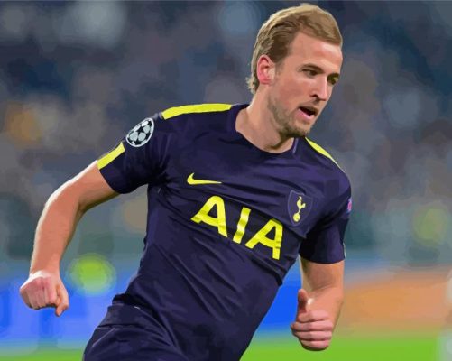 Harry Kane Footballer Paint By Numbers