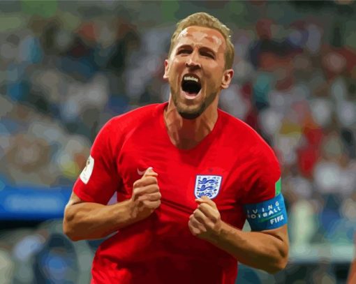 Harry Kane Paint By Numbers