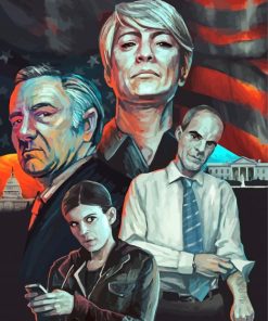 House Of Cards Illustration Paint By Numbers