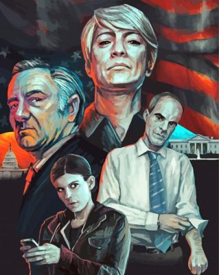 House Of Cards Illustration Paint By Numbers