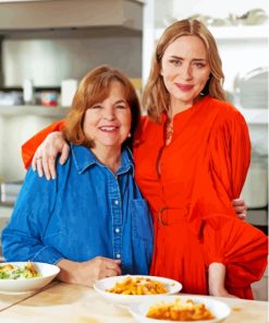 Ina Garten With Emily Blunt In Be My Guest Paint By Numbers