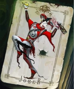 Joker Card Paint By Numbers