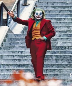 Joker Dancing On Stairs Movie Paint By Numbers