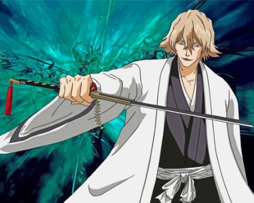 Kisuke Urahara Anime Character Paint By Numbers