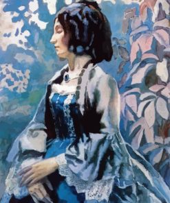 Lady In Blue Borisov Musatov Paint By Numbers