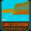 Lake Catherine State Park Poster Paint By Numbers