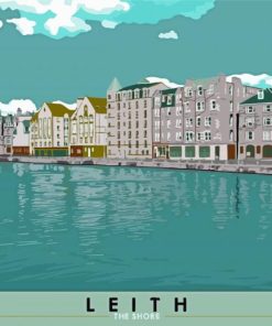 Leith The Shore Poster Paint By Numbers