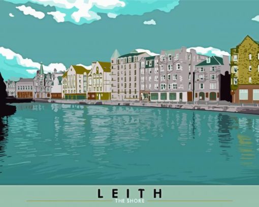 Leith The Shore Poster Paint By Numbers