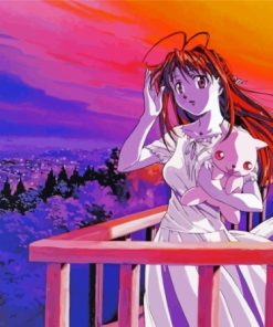 Love Hine Naru Narusegawa Anime Girl Paint By Numbers