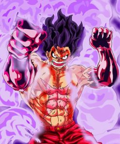 Luffy Gear 4 One Piece Paint By Numbers