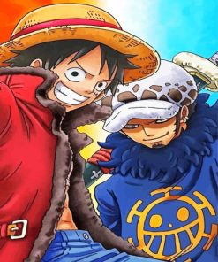 Luffy Law Paint By Numbers