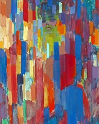 Mme Kupka Among Verticals By Kupka Paint By Numbers
