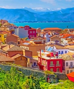 Nafplio City Paint By Numbers