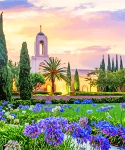 Newport Beach California Temple Paint By Numbers