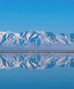 Oquirrh Mountains Reflection Paint By Numbers