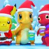 Pokemon Christmas Paint By Numbers