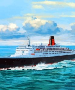 Qe2 Ship Paint By Numbers