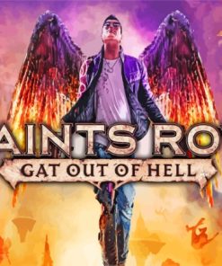 Saints Row Gat Out Of The Hell Paint By Numbers