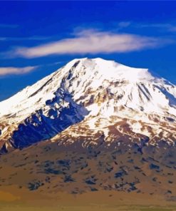 Snowy Mount Ararat Paint By Numbers