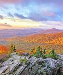 South Carolina Rough Ridge Lookout Paint By Numbers