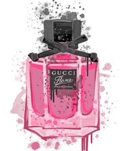 Splatter Gucci Perfume Art Paint By Numbers