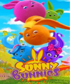 Sunny Bunnies Poster Paint By Numbers