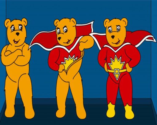 Super Ted Paint By Numbers