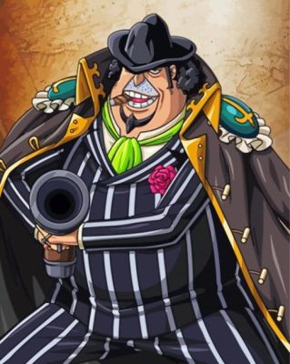 The Pirate Capone Bege Paint By Numbers