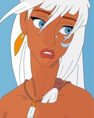 The Princess Kida Paint By Numbers