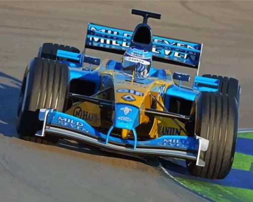 The Renault R202 Car Paint By Numbers