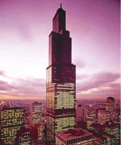 The Sears Tower Chicago Paint By Numbers