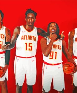 The Atlanta Hawks Players Paint By Numbers