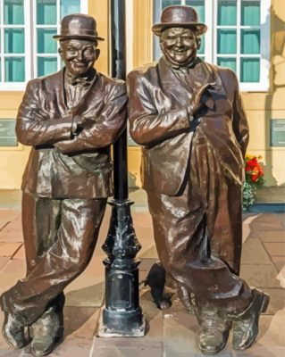 Ulverston Cumbria Statues Paint By Numbers