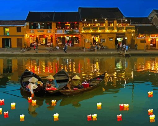 Vietnam Hoi An City Paint By Numbers