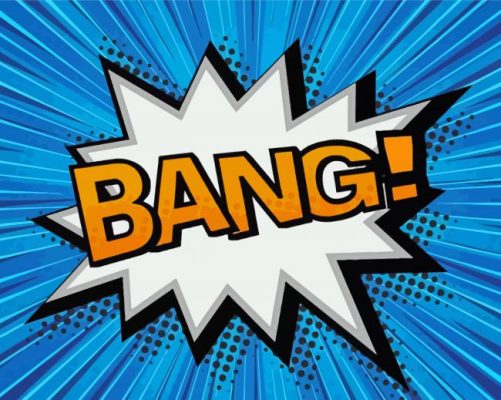 Vintage Bang Pop Art Paint By Numbers