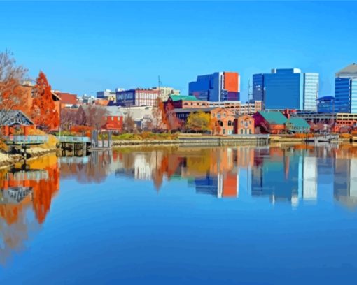 Wilmington Delaware City Paint By Numbers