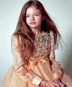 Young Mackenzie Foy Paint By Numbers