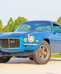 Aesthetic 1970 Camaro Z28 Blue Paint By Numbers